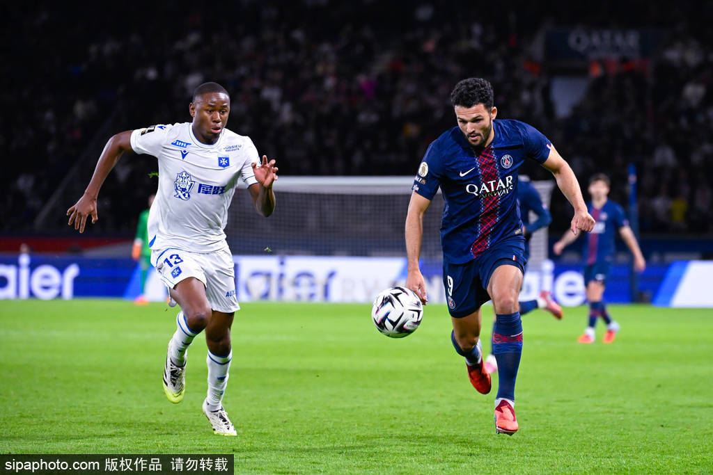 法甲-巴尔科拉失单刀 巴黎两中卫破门2-0欧塞尔重返榜首